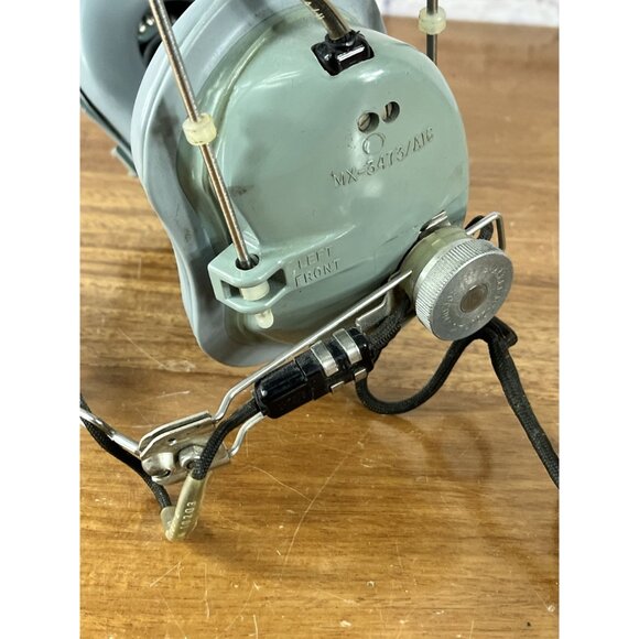 Vietnam War Type US Air Force Navy Pilot Crew Headset & Mic MX-2508/AIC 1980 - Picture 10 of 14